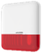 סירנה חיצונית Hikvision מדגם DS-PS1-E-WB-red