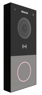 פנל IP/SIP עם מצלמה, קורא 13.56MHz, Wi-Fi ו־Bluetooth; הזנת 12V DC או PoE. — MEGA 120 WIFI