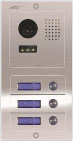 פנל KTV מודולרי עם שלושה לחצנים ומצלמה. — VEGA 203 KTV / C